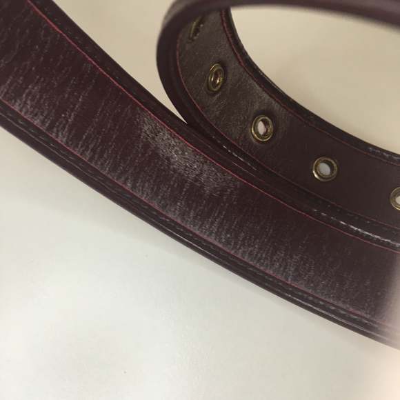 CHRISTIAN DIOR Belt in Bordeaux Fabric - Picture 7 of 7